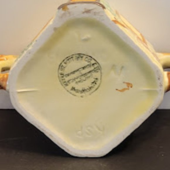 Vintage 1940's Made in England, Set of 3 Keele St. Pottery Teapot, Cream & Sugar - Picture 11 of 12